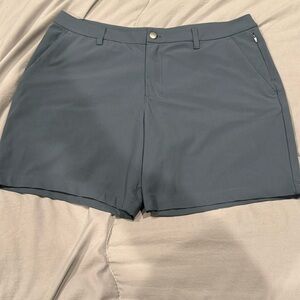 lululemon athletica Blue Gray Men Shorts